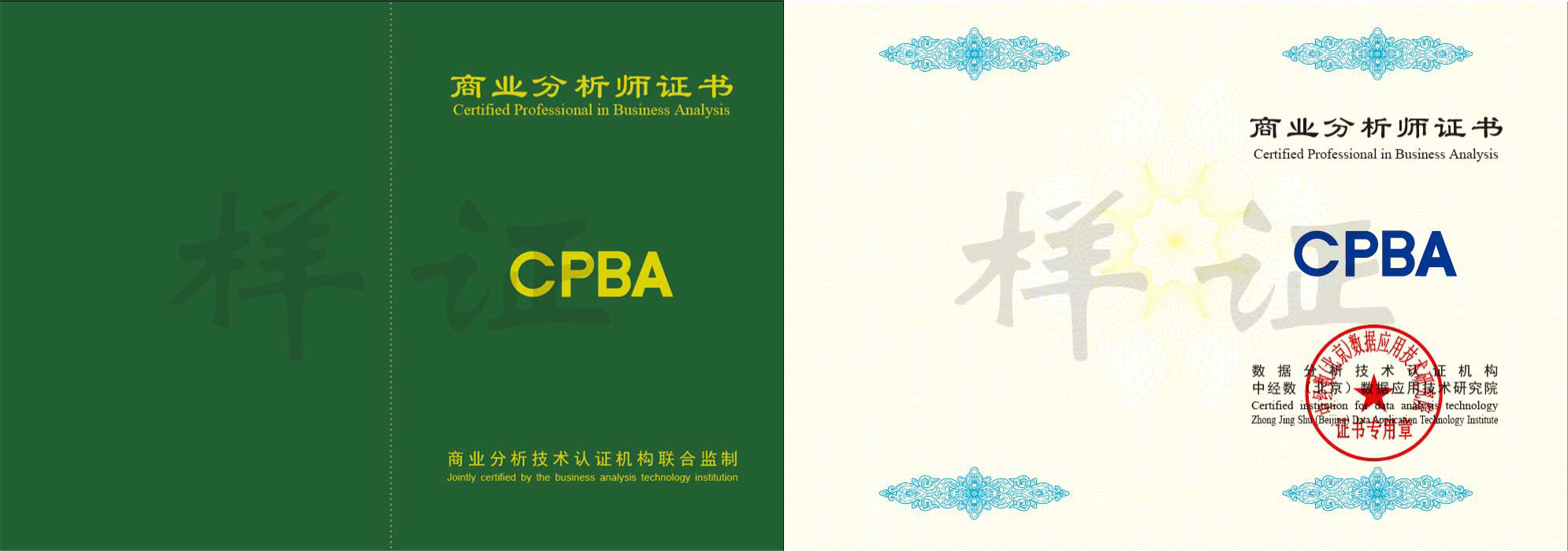 商业分析师样证一
